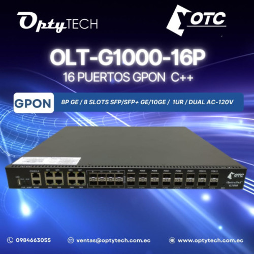 OLT YOTC-G1000-16P